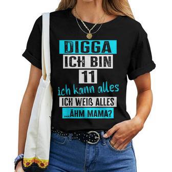 11Th Birthday Boy Girl I Am 11 Years 11Th Birthday T-shirt Frauen - Geschenkecke