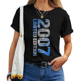 16Th Birthday 2007 Boy Girl 16 Years Limited Edition T-shirt Frauen - Geschenkecke