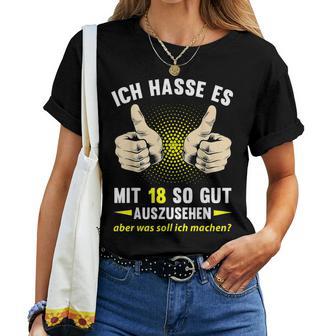 18Th Birthday Boy Girl 18 Years 2003 Saying T-shirt Frauen - Geschenkecke