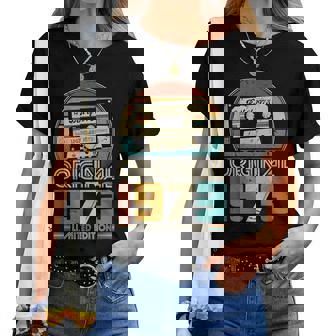1973Intage Cumpleaños Retro Edición Limitada Hombres Regalo Camiseta de mujer - Regaloses