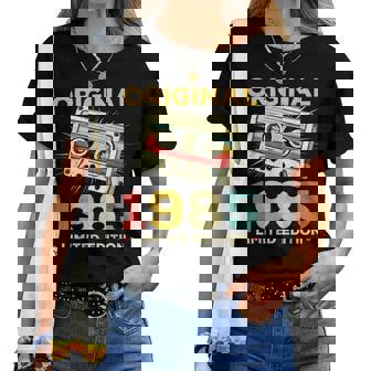 40 Cumpleaños 40 Años Hombre Intage 1985 Regalo Camiseta de mujer - Regaloses