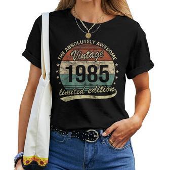 40Th Birthday Awesomeintageintage 1985 Man Or Woman T-shirt Frauen - Geschenkecke