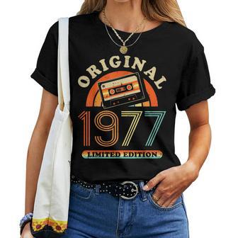 47Th Birthday Original Womenintage 1977 T-shirt Frauen - Geschenkecke