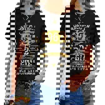 58 Años Cumpleaños Hombres Es Fabricado En 1967 Camiseta de mujer - Regaloses