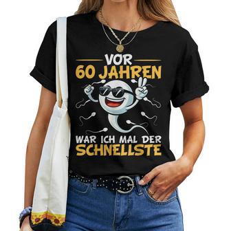 60Th Birthday Man Woman 60 Years 1964 Decorative T-shirt Frauen - Geschenkecke