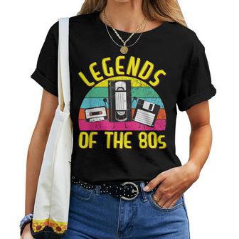 80S Outfit Women's Theme Party Legends 80S S T-shirt Frauen - Geschenkecke