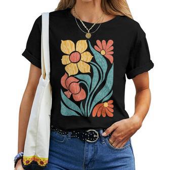 8647 Subtle Anti Trump Floral Boho Women T-shirt - Thegiftio UK