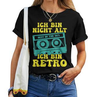 90S Outfit Women's Ninetties Theme Party Cassette S T-shirt Frauen - Geschenkecke