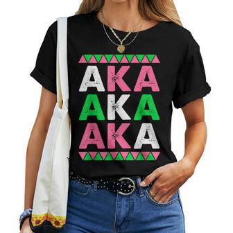 Aka Black History Month Family Matching Black Queen Women T-shirt - Thegiftio UK