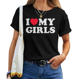 Amo A Mis Hijas Love My Girls Camiseta de mujer - Regaloses