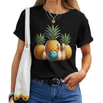 Ananas Bowling T-shirt Frauen - Geschenkecke