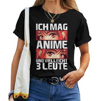 I Like Anime And 3 People Manga Japan Women's Children's T-shirt Frauen - Geschenkecke