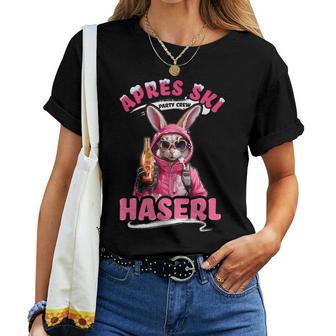 Apres Ski Haserl Rabbit Skihaserl Women's Party Crew T-shirt Frauen - Geschenkecke