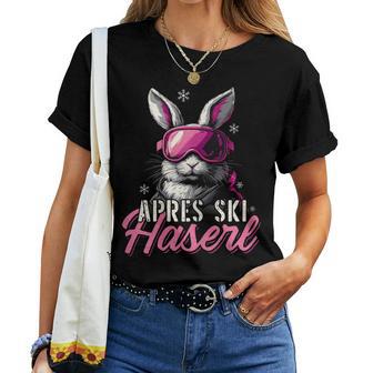 Apres Ski Haserl Skihaserl Skier Party Crew Women's T-shirt Frauen - Geschenkecke