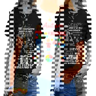 Autism Awareness 2025 Doesn't Come With A Manual Autism Mom Women T-shirt | Mazezy