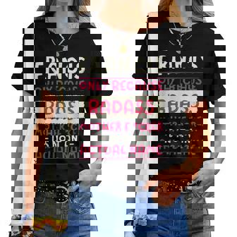 Badass Francis Surnom Personnalisé Sarcastic T-shirt femme - Cadeauxyz
