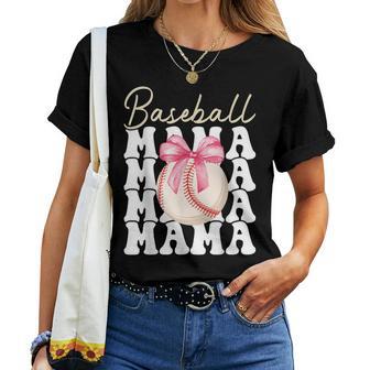Baseball Mama Mother's Day Baseball Mom Women T-shirt - Thegiftio UK
