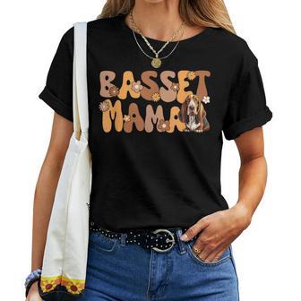 Basset Hound Groovy World's Best Basset Mama T-shirt Frauen - Geschenkecke