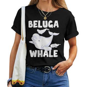 Beluga Whale Ocean Animal Lover Sea Animal Mammal Beluga T-shirt Frauen - Geschenkecke