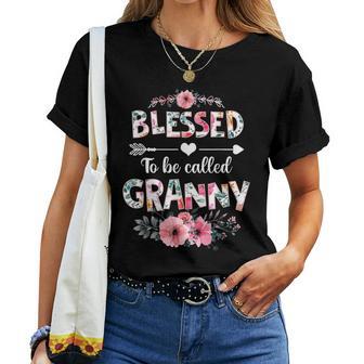 Blessed To Be Called Granny Granny Mother's Day Women T-shirt - Thegiftio UK
