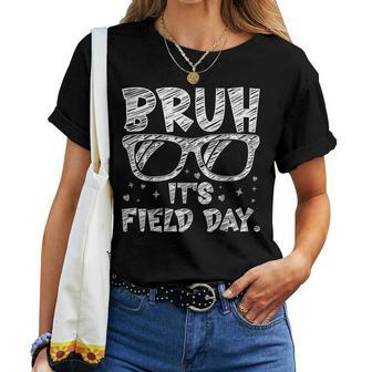 Bruh Field Day Teacher Happy Field Day Sunglasses Boys Women T-shirt - Thegiftio UK
