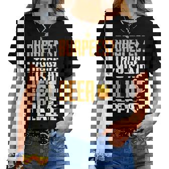 Burpees Sports And Beer Pub Fans Regalo Camiseta de mujer - Regaloses
