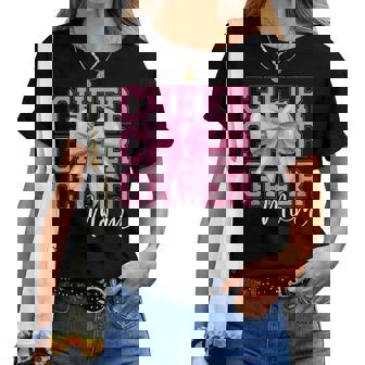 Cheer Mom Cheerleader Coquette Bow Mom Women T-shirt - Thegiftio