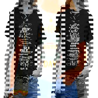 Coffee Chaos And Ruth Nom Ruth Personnalisé T-shirt femme - Cadeauxyz