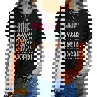 Copine Humour Cadeau Personnalisé Prénom Corinne T-shirt femme - Cadeauxyz