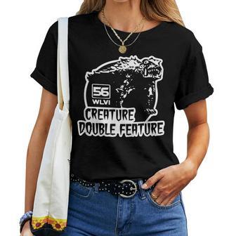Creature Double Feature Retro 1970S & Vintage Women T-shirt - Thegiftio UK