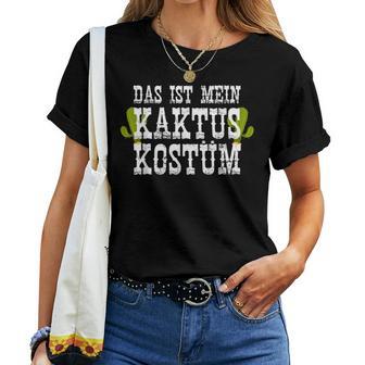 Das Ist Mein Cactus Motif T-shirt Frauen - Geschenkecke