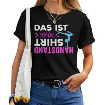 Das Ist Mein Handstand Girls' Gymnastics Sports Equipment Gymnastics T-shirt Frauen - Geschenkecke