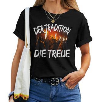 Demon Man Woman Child Bartl Costume Saying Krampus Tradition T-shirt Frauen - Geschenkecke