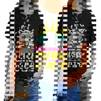 Disfraz Años 90 90S Outfit 90S Costume Niña Cassette Camiseta de mujer - Regaloses