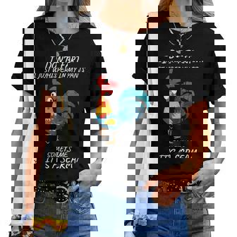 I Don't Fart I Just Whisper In My Pants Chicken T-shirt Frauen - Geschenkecke