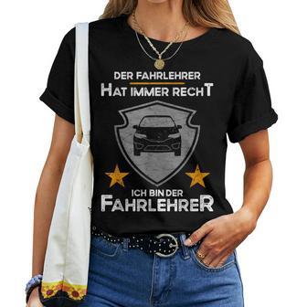 Driving Teacher Training Driving Test Thank You Driving School Teachers T-shirt Frauen - Geschenkecke