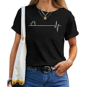 Duck Heartbeat Pulse T-shirt Frauen - Geschenkecke