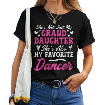My Favorite Dancer Grandma Dance Grandma Dancing Grandmother Women T-shirt - Thegiftio UK