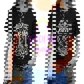 My Favorite People Call Me Bubby Floral Women T-shirt - Seseable
