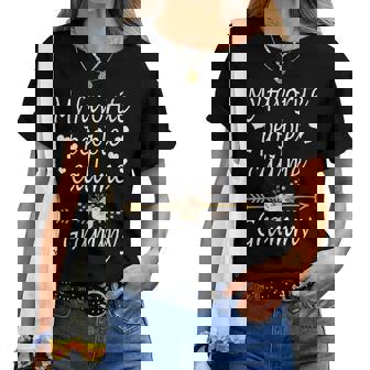 My Favorite People Call Me Grammy Women T-shirt - Thegiftio UK