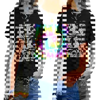 Girl Tie Dye This Girl Glows 80'S 90'S Women T-shirt | Seseable UK