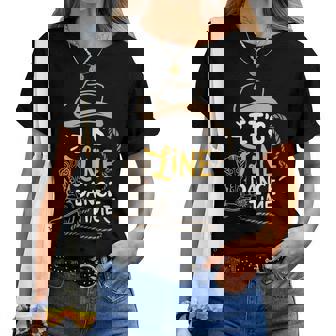 Line Dance It's Line Dance Time Bottes Western T-shirt femme - Cadeauxyz