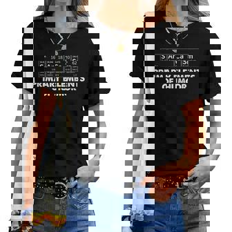 Periodic Table Sarcasm Elements Of Humor Sarcastic T-shirt femme - Cadeauxyz