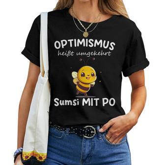 Sumsi Mit Po Optimism Bees Beekeepers Honey T-shirt Frauen - Geschenkecke