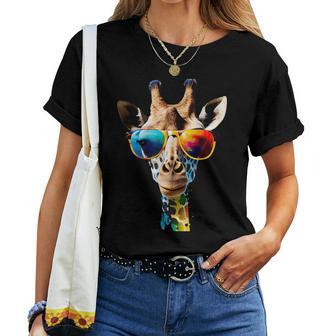 Giraffe With Sunglasses T-shirt Frauen - Geschenkecke