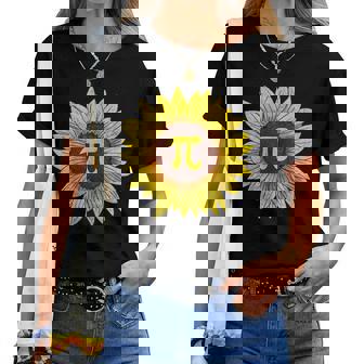 Girasol Matemáticas Nerd Pi Symbol T Pi Day Hombres Es Camiseta de mujer - Regaloses