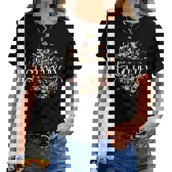 Glammy For Grandma Wildflower Floral Women's Women T-shirt | Seseable CA