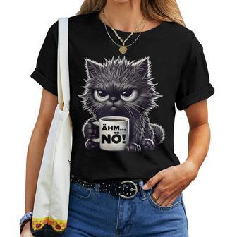 Grimmige Katze Für Arbeitskollegen Cats T-shirt Frauen - Geschenkecke