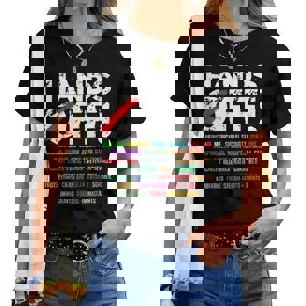 Hands Off Protest Saturday April 5 Women Women T-shirt - Thegiftio UK