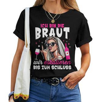 Hen Party Bride Bridal Night Stag Night Women's T-shirt Frauen - Geschenkecke
